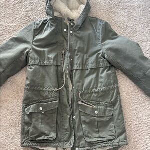 H&M Cream Fleece Lined Jacket